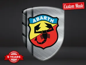 Fiat Abarth Adesivi Vetri su Misura Limitati Pro Robusti